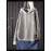 Plus Size, Plus Size Women's Elegant Oversized Hooded Sweater - Beige & Black White Striped Cardigan Jacket, Soft -like Texture Pullover for Spring/Fall Layering, Casual to Dressy Wear (No)