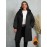 Plus Size, Women's Oversized Elegant Hooded Full-Zip Windproof Winter Coat - Heavy-Duty Warm Outer Jacket with Full-Length Zipper, Machine Washable & All-Season Pockets - Navy Blue/Black/Other Colors Available - Plus Size Available - Stylish Winter Outerwear with Hood, Solid Color Design, and Functional Pockets for Casual or Formal Wear, Plus Size Winter Jacket for Women, Winter Clothes for Women Plus Size, Jacket for Women Winter, Women Winter Jacket Plus Size,