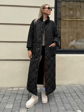 [Plus Size | Winter Coat] Plus Size Winter Coat - Women's Plush-Lined Thickened Warm Stand Collar for -10°C, Large Pockets, Machine Washable Elegant Outerwear in Brown & Maroon (Elegant Special Collection)